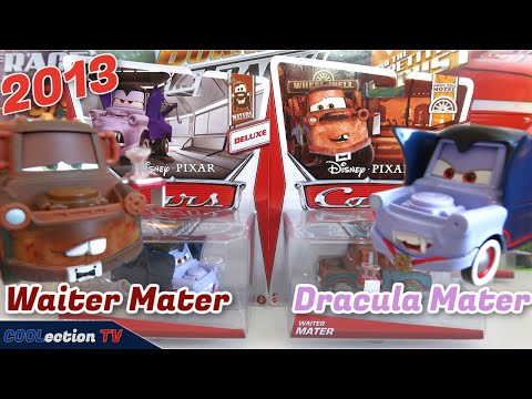 Dracula Mater and Waiter Mater Cars 2 Mattel 2013 Review