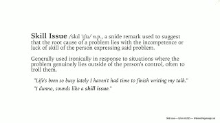 Skill Issue - Benno Rice (PyCon AU 2025)