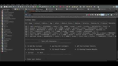 Insurance Management System in Java | Console-Based Project using JDBC & MySQL | Java CRUD Project