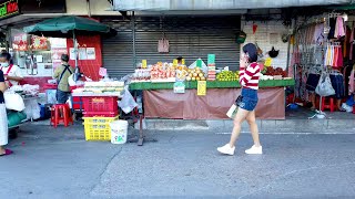 [4K] Walking around on Phaholyothin Road, Bangkok from BTS Sanam Pao to Victory Monument screenshot 2