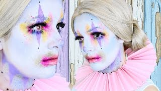 Cute Clown Halloween Makeup Tutorial Cherry Wallis