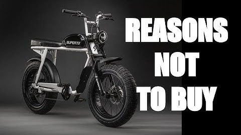Top reasons NOT to get a Super73 ebike electric bicycle
