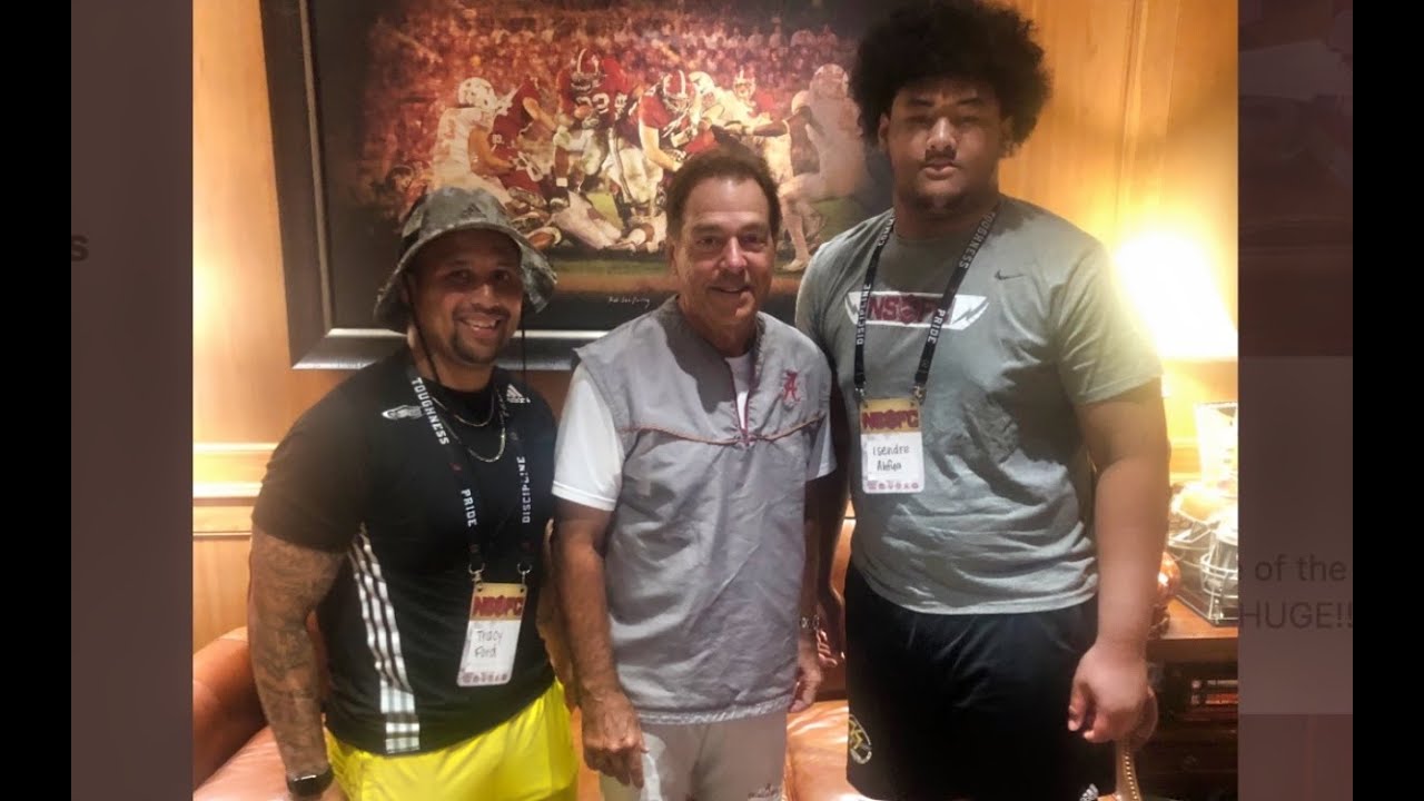 Nick Saban offers 14-year old Isendre Ahfua | Ty Simpson back in Tuscaloosa | SEC News | CFB News