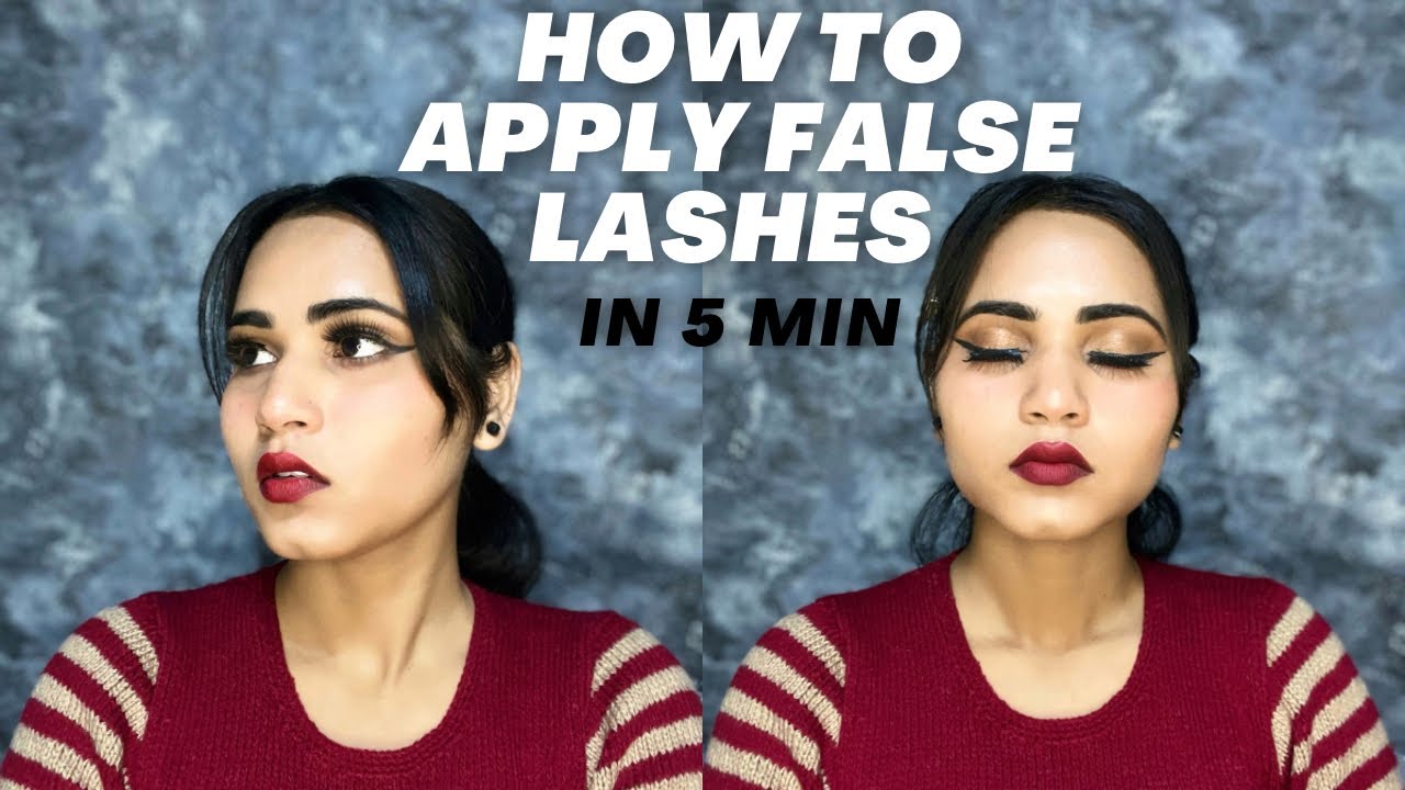 How To Apply False Eyelashes For Beginners|Bella Unicorn | - YouTube