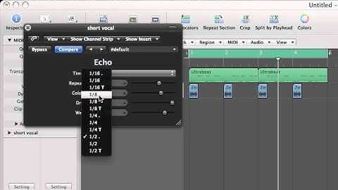 Logic pro tutorial- Echo