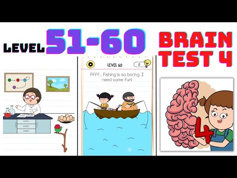 Brain Test 4 Level 51,52,53,54,55,56,57,58,59,60 Answers - Brain Test 4 All Levels (51-60) Answers|