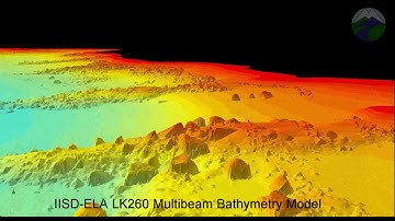 IISD ELA LK260 Multibeam Sonar Bathymetry Model
