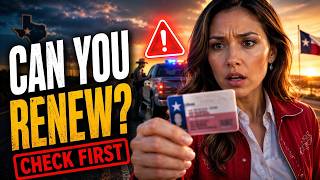 How to check driver license renewal requirements in Texas