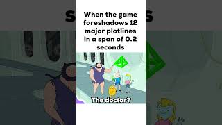 When the game foreshadows 12 major plotlines in a span of 0.2 seconds