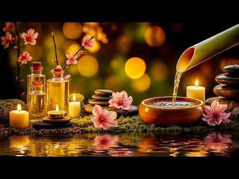 Relaxing Sleep Music 🌿 Calming Meditation, Soothing Water Sounds, Spa, Deep Sleep 😴