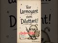Larmoyant? Dilettant! # shorts #missmutmonster #sarkasmus #larmoyant #politik #humor #dilettanti