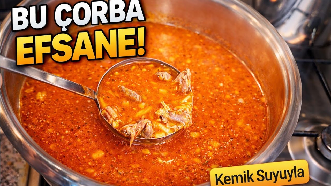ŞİFALI KEMİK SUYU SEBZE ÇORBASI 🍲 HASTALARA BİREBİR 