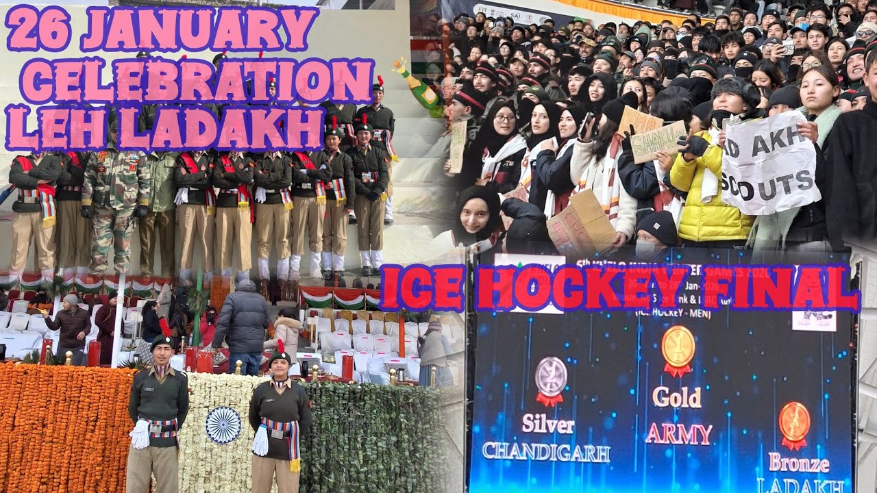 Republic day celebration and ice hockey final 