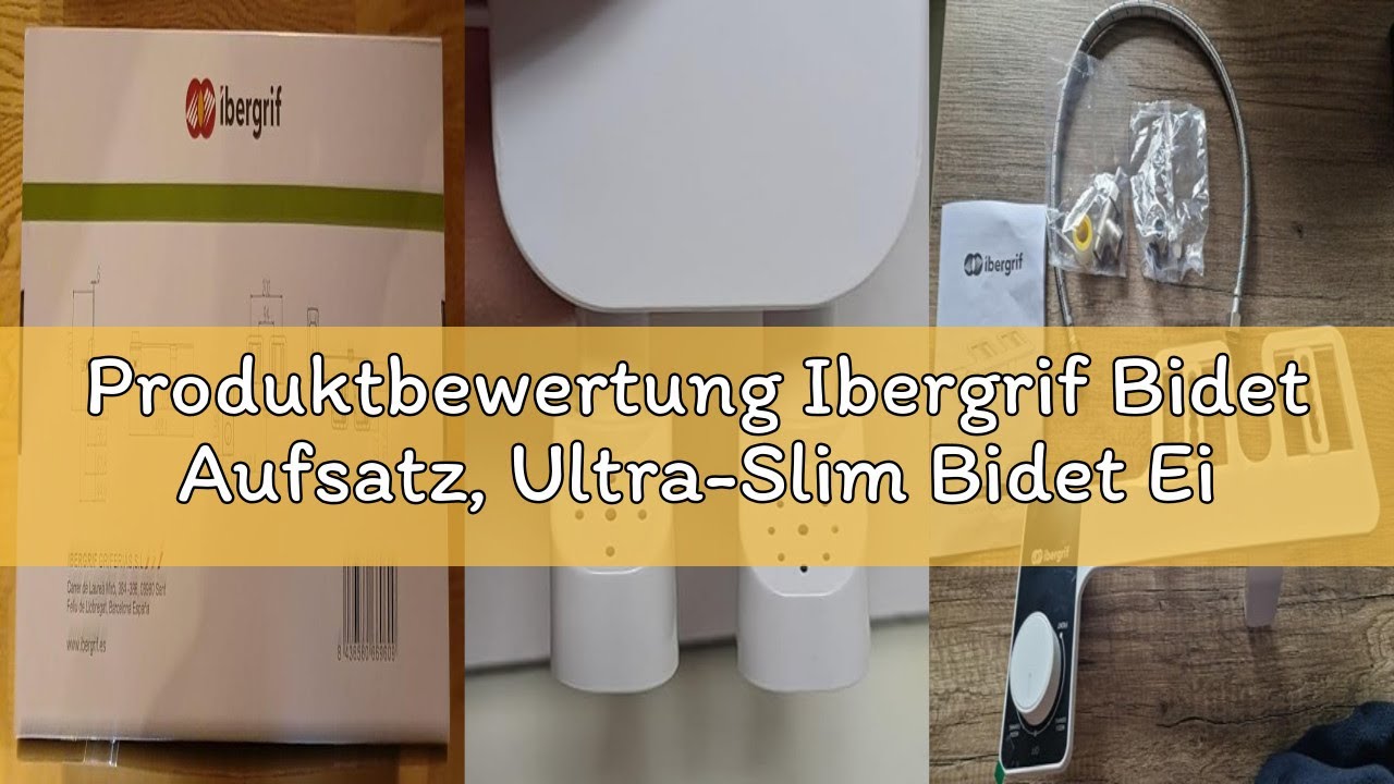 Produktbewertung Ibergrif Bidet Aufsatz, Ultra-Slim Bidet Einsatz für Toilette, Nicht Elektrisch, Ei