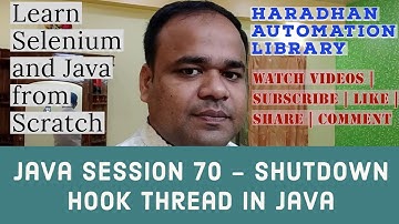Java #70 - Shutdown Hook Thread in Java