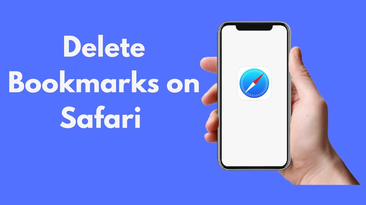 delete bookmarks on safari