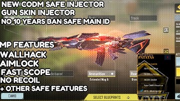 NEW CODM GARENA/GLOBAL INJECTOR / SAFE MAIN / GUN INJECTOR / PLAYSAFE ONLY / NO 10 YEARS BAN