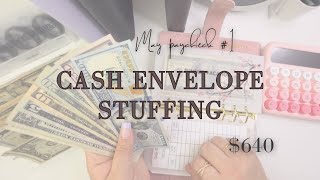MAY 2024 CASH ENVELOPE STUFFING| Zero-Based Budget | Paycheck #1