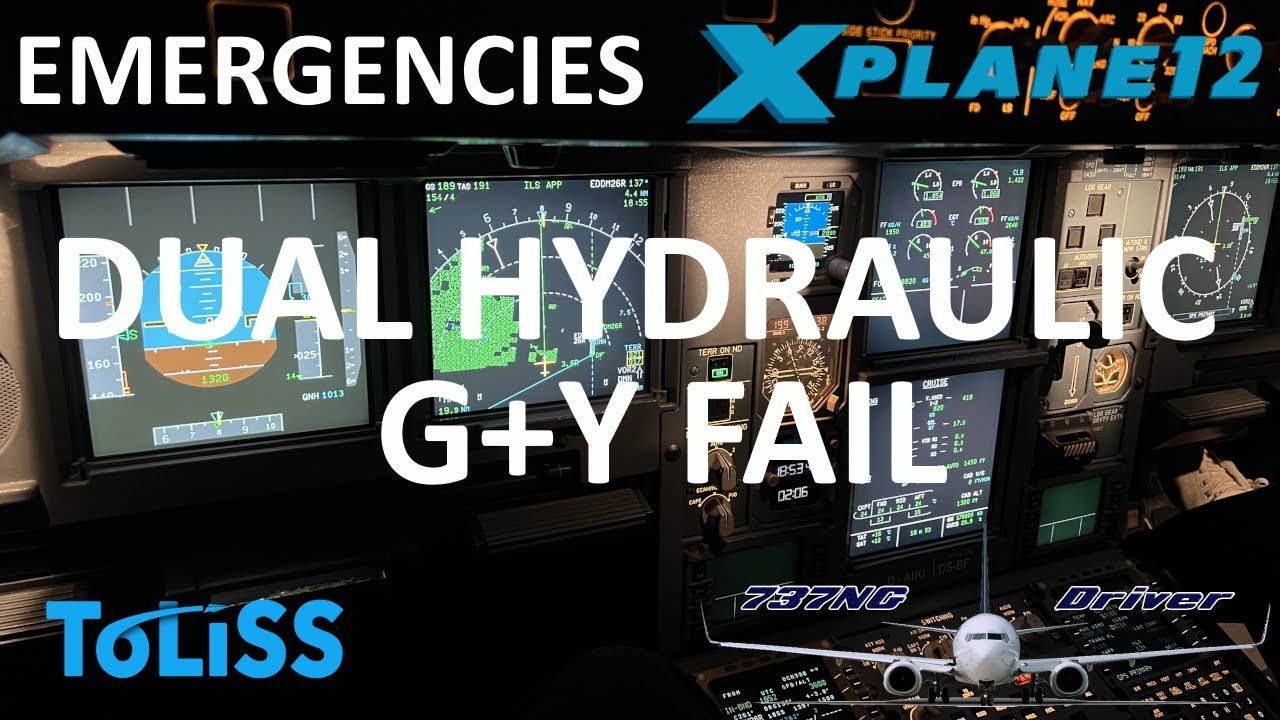 Airbus Emergencies DUAL HYDRAULIC G+Y Real Airline Pilot YouTube
