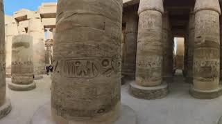 Karnak temple, just walk and look around in all directions (VR - immersive 360°)