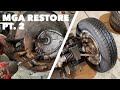 MGA Restoration Part 2 | Front Brakes + Transmission/Driveshaft