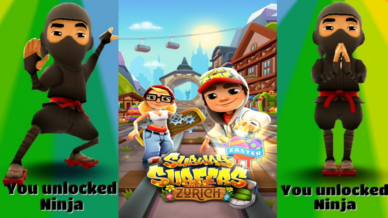 Subway Surfers historic Zurich Ninja Flame Outfit 