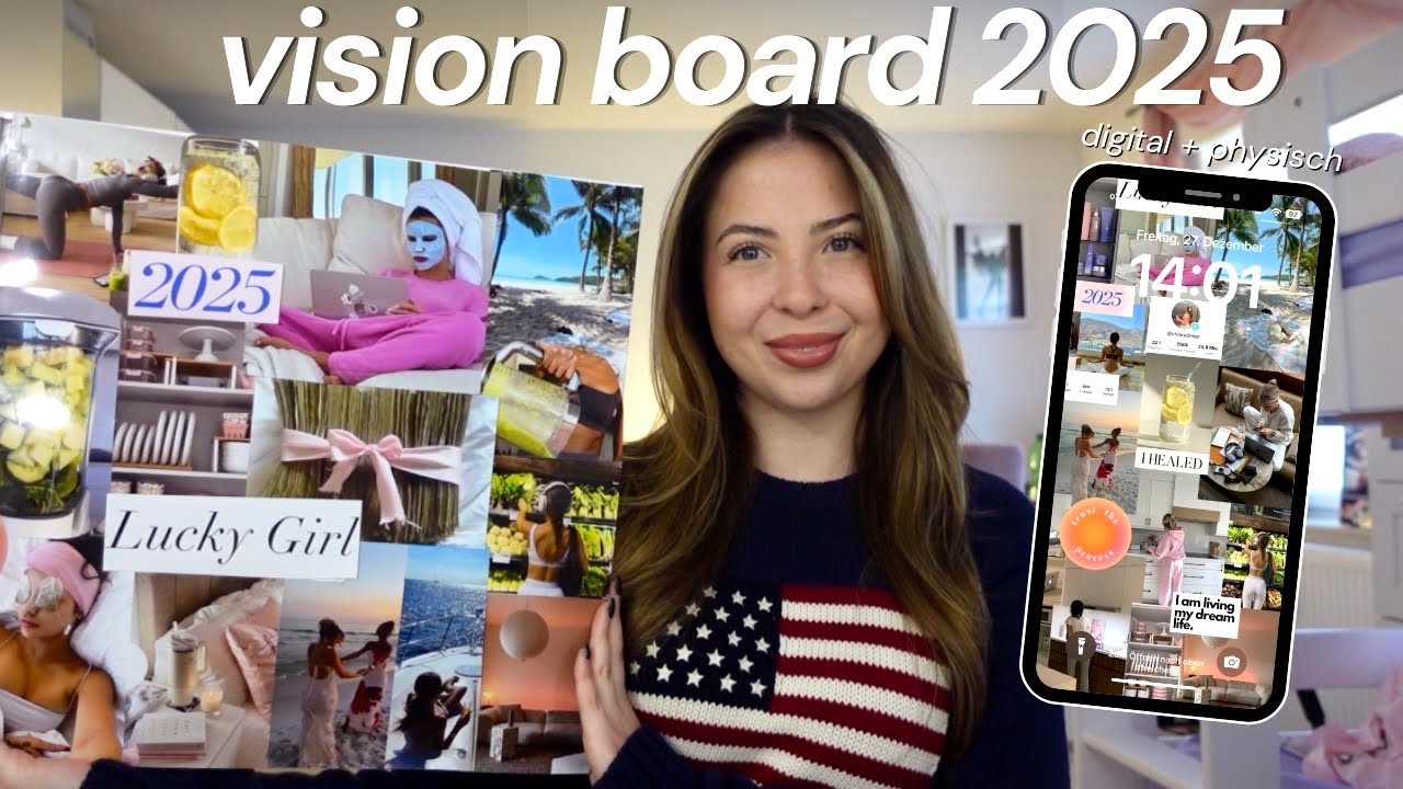 VISION BOARD erstellen als Hintergrund + Board 🤍
