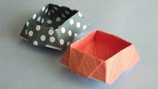 Diy Origami Paper Box How To Make Easy And Simple Paper Crafts