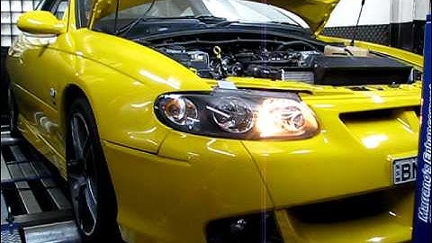 GTO ON DYNO AFTER MODS !!!