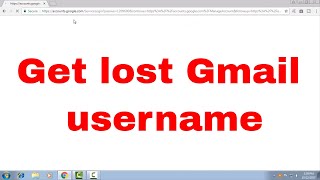 How to get/recover your lost/forgot Google/Gmail username/id Google Account Tips 3