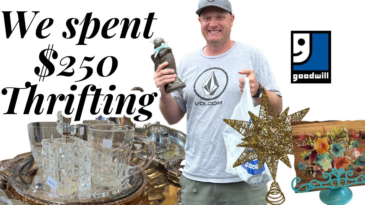Goodwill High End Home Decor Thrift Haul We Spent 250 Thrift with