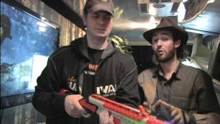 CABELA'S KINECT FLAMETHROWER and sweatshirt preview!