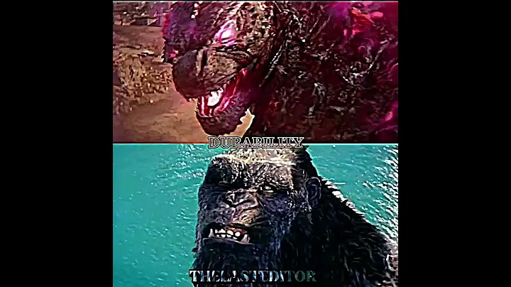 Godzilla Evolved (Full Power) vs Kong (B.E.A.S.T Glove and Full Power)