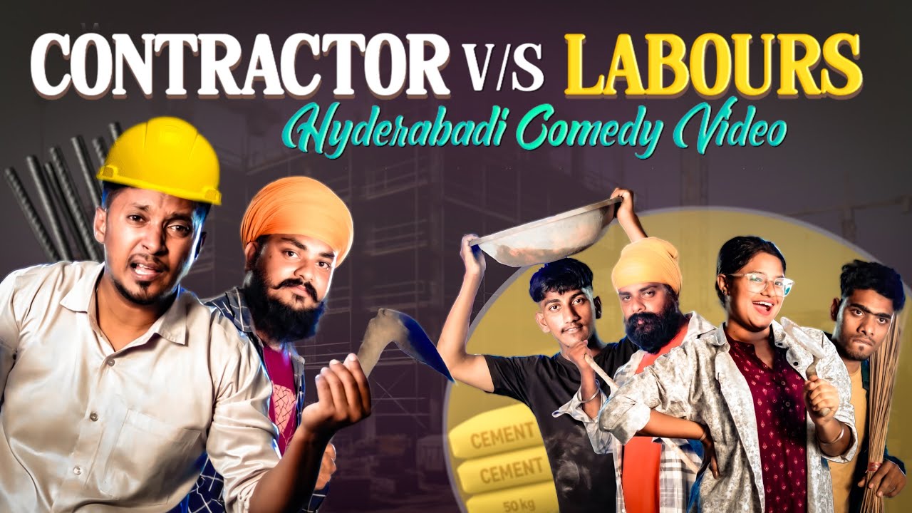 CONTRACTOR VS LABOURS | HYDERABADI COMEDY VIDEO | ICONIC HYDERABADIZ