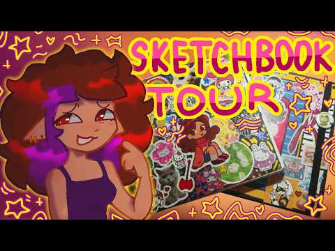TOURING 2 OF MY SKETCHBOOKS | sketchbook tour