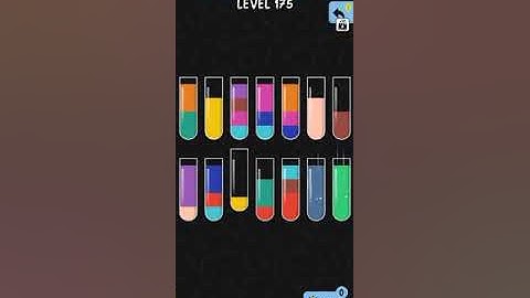 water color sort level 175 walkthrough solutions iOS