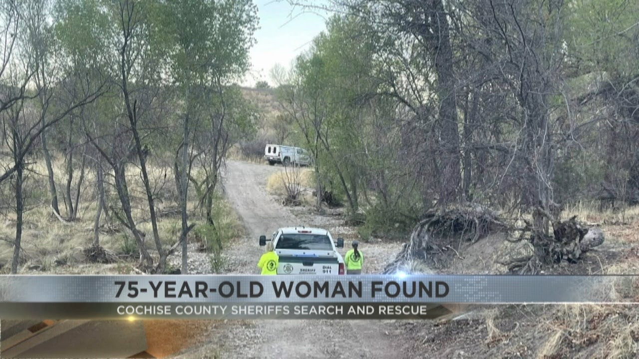 Elderly woman rescued near Benson by Cochise County team - YouTube