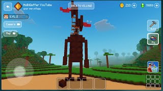 Block Craft 3D: Building Simulator Games For Free Gameplay #1126 (iOS & Android) | Mini Siren Head screenshot 2