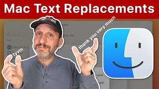 Using Mac Text Replacements