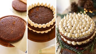 Gingerbread Cake with Spiced Cream Cheese Frosting