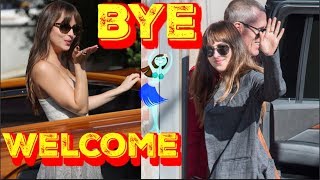 Dakota Johnson Enter and went out from the Party | NYC 2018