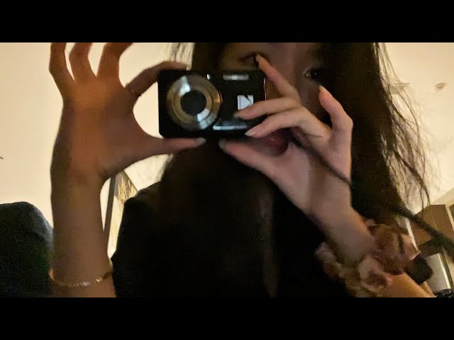 ASMR but i keep getting interrupted ( trigger assortment + camera touching + mouth sounds )