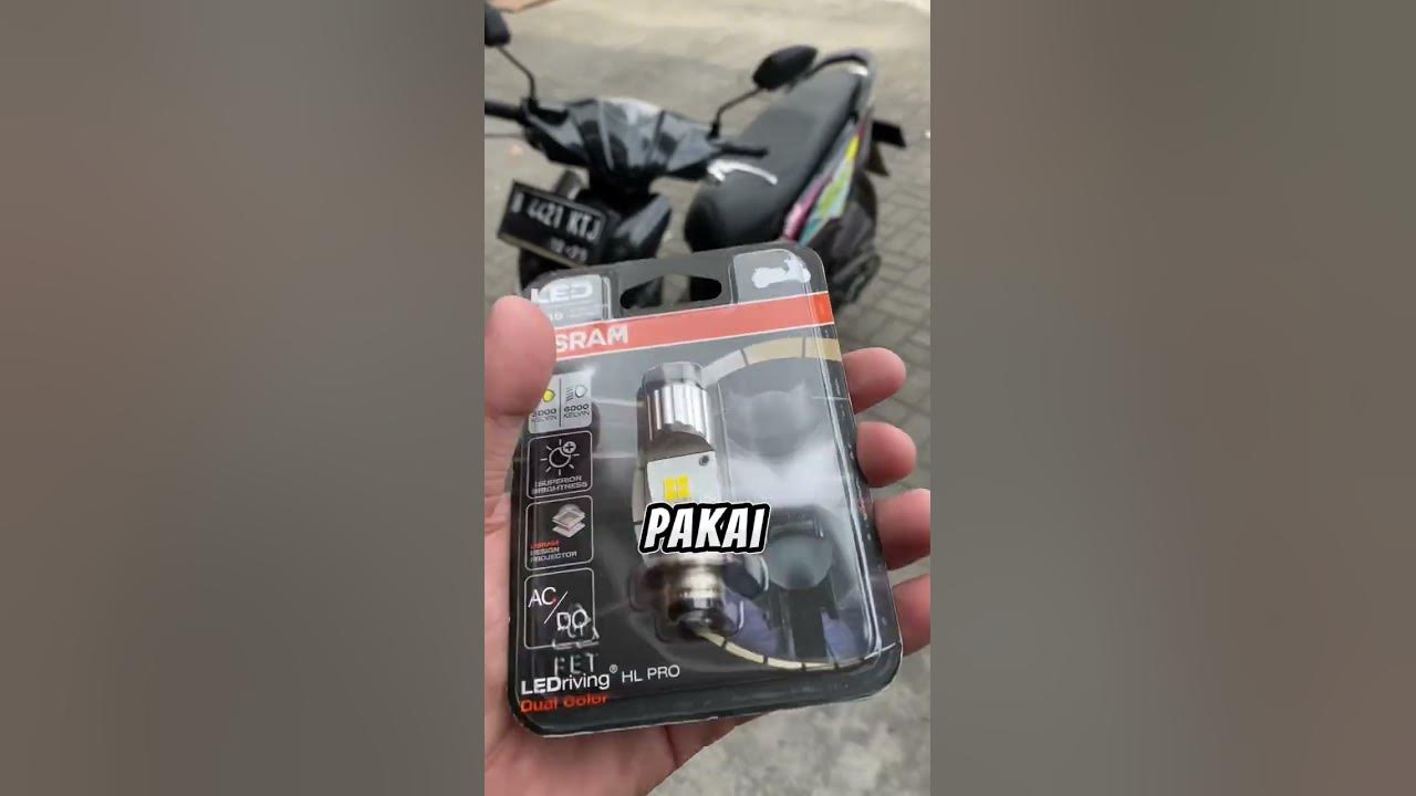 Yuk bikin Honda Beat Bini jadi lebih terang lampunya! Biar ga ngambek lagi 😂🤣 #osram #osramt19
