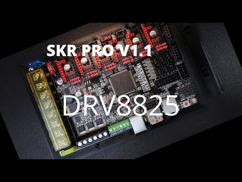 SKR Pro V1.1 -  DRV8825 stepper driver install