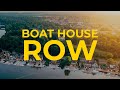 Flying a drone over Boathouse Row (4k)