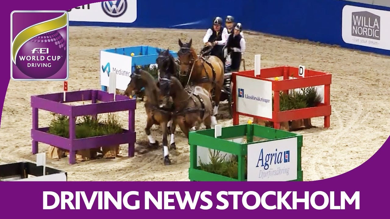 Boyd Exell 37 seconds ahead! - News - FEI World Cup™ Driving - Stockholm horseshoe bend