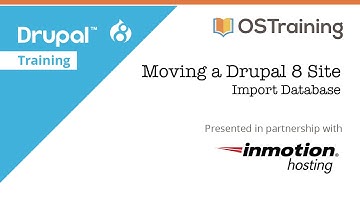 Moving a Drupal 8 Site, Lesson 4: Importing the Database