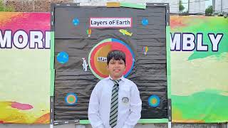 Morning Presentation on Layers of the Earth | Students’ Creative Explanation with Visuals & Charts