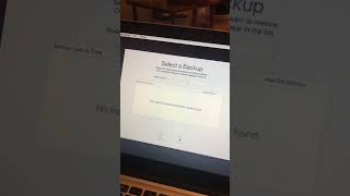 No macOS system backups were found