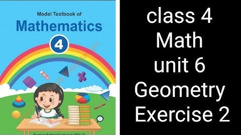 Class 4 Math | Unit 6 Exercise 2 | Geometry | NBF Federal Board